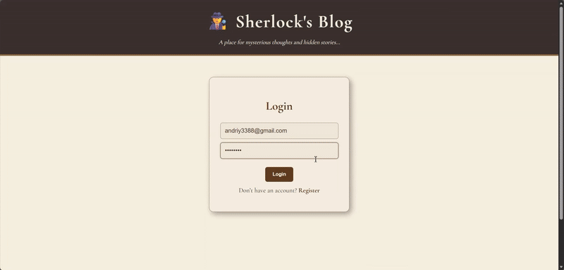 Blog API CRUD and post management