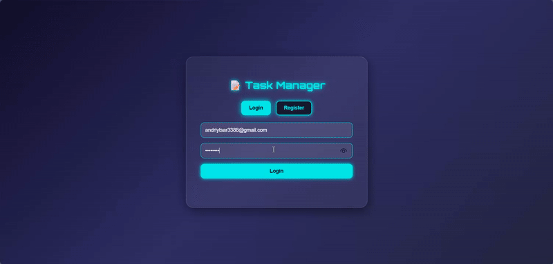 Task Manager App overview